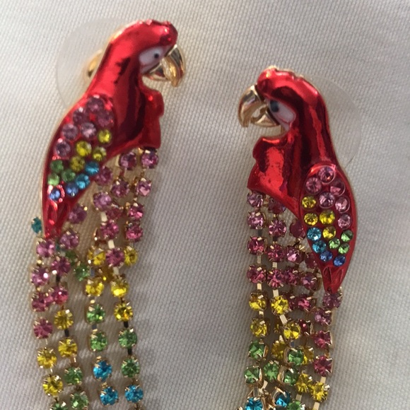🌸NEW🌸 Sugarfix Parrot/Macaw Dangle Earrings - Picture 2 of 11
